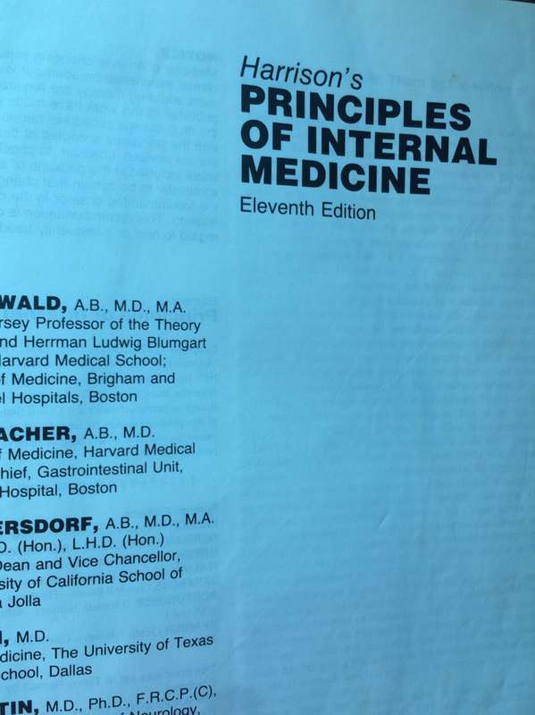 Harrison's Principles of Internal Medicine - 11th Edition (Extra Large Hardcover)