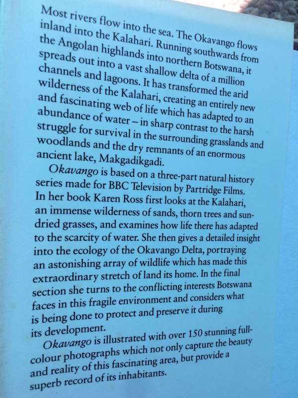 Okavango: Jewel of the Kalahari - Karen Ross (1987 1st Edition Hardcover)