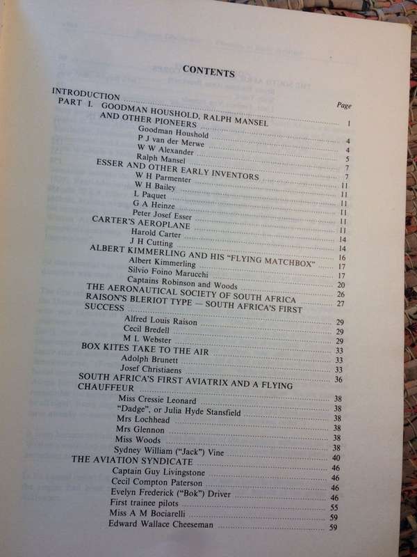 Pioneers of Early Aviation in South Africa - Hannes Oberholzer (Volume 7 Oktober 1981)
