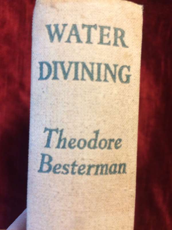 Water Divining - Theodore Besterman (1938 1st Edition Hardcover)