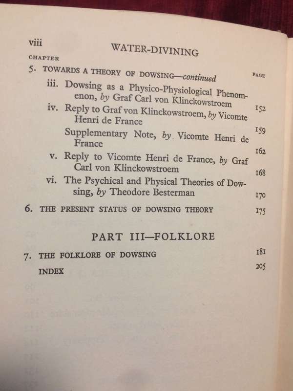 Water Divining - Theodore Besterman (1938 1st Edition Hardcover)