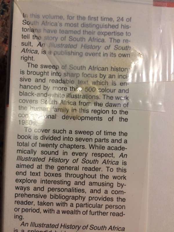 An Illustrated History of South Africa Cameron/Spies (Editors) | 1986 1st Edition Hardcover