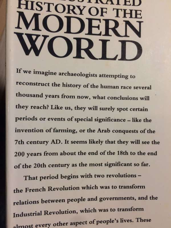 An Illustrated History of the Modern World - Esmond Wright (1992 Hardcover)