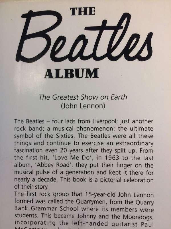 The Beatles Album - Julia Delano (1991 1st Edition Hardcover)