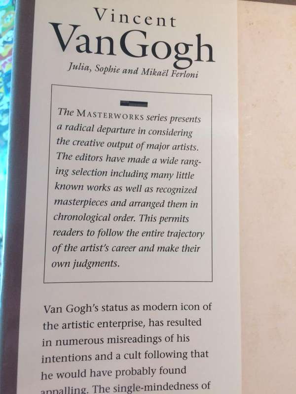 Vincent Van Gogh: Masterworks - Julia, Sophie & Mikael Ferloni (1994 1st Edition Hardcover)