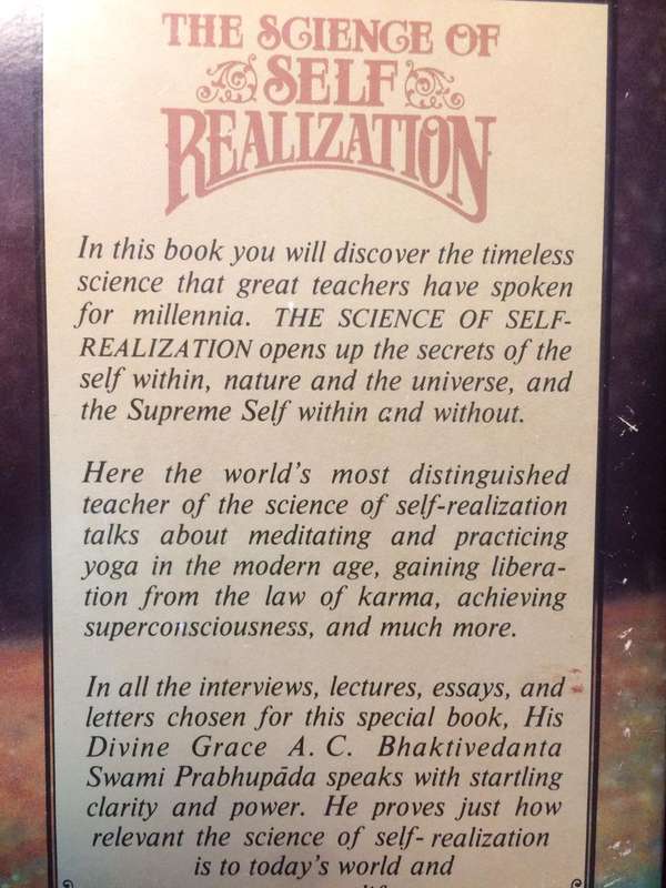 The Science of Self Realization - AC Bhaktivedanta Swami Prabhupada