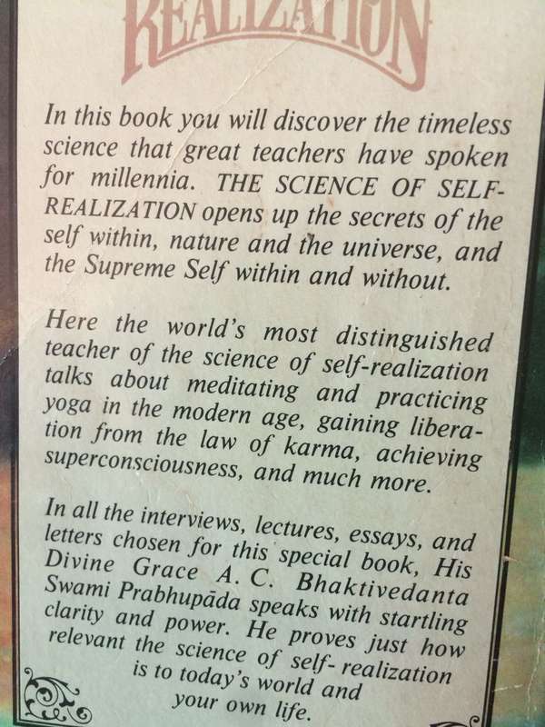 The Science of Self Realization - AC Bhaktivedanta Swami Prabhupada