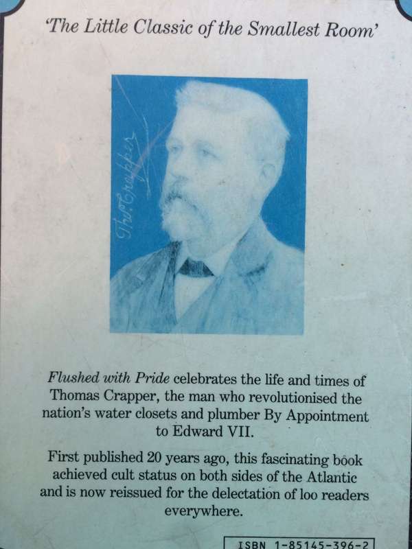 Flushed with Pride: The Story of Thomas Crapper - Wallace Reyburn (1989 Hardcover)