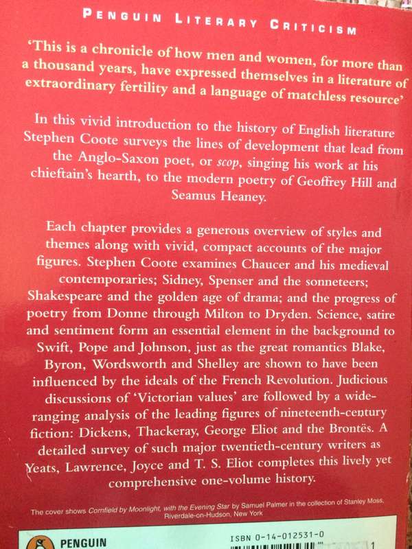 The Penguin Short History of Literature - Stephen Coote