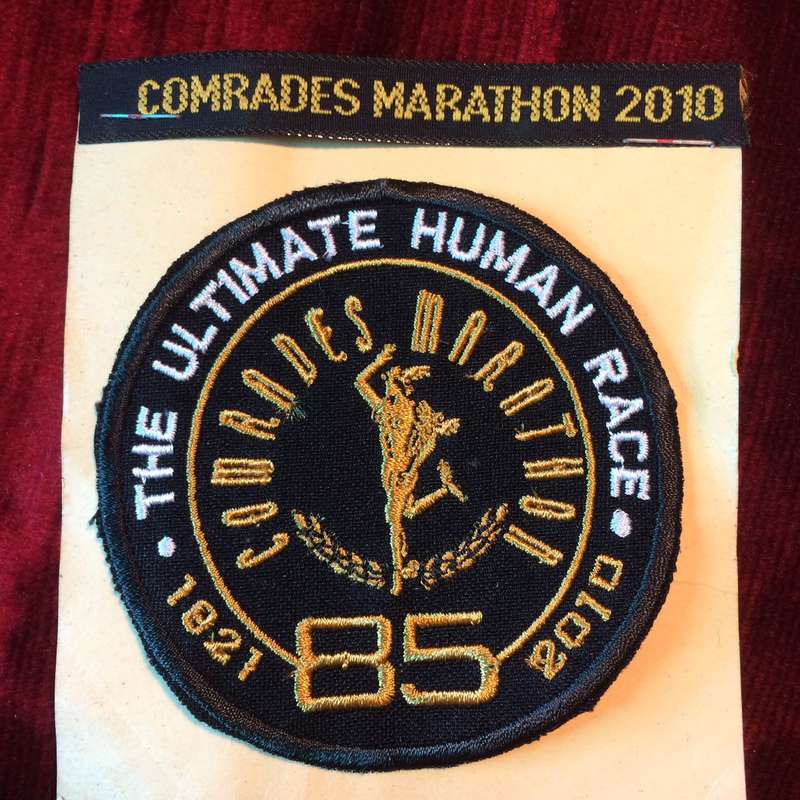 Embroidered Cloth Badge by Hollandia - 2010 Comrades Marathon