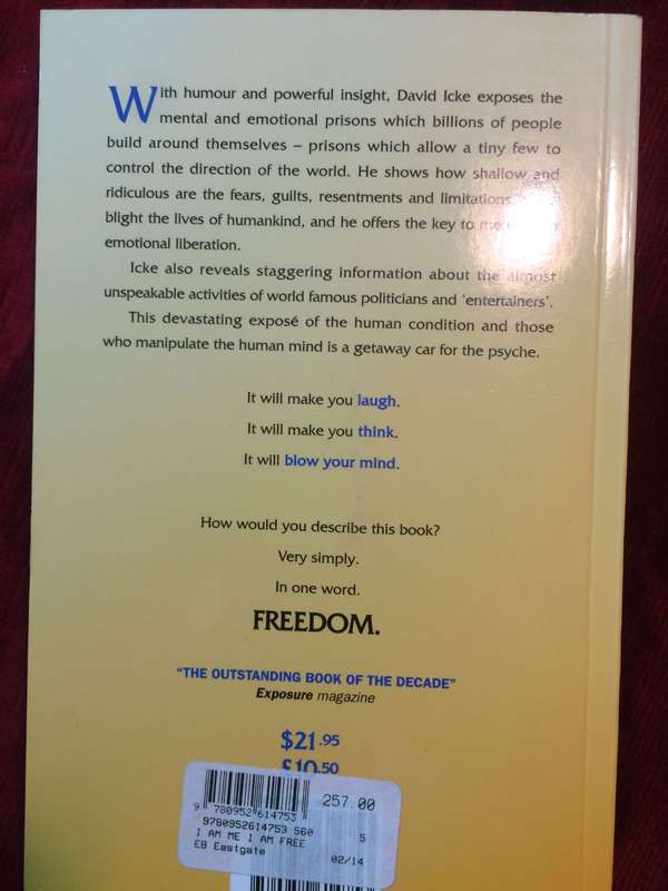 I Am Me I Am Free - David Icke (1996 1st Edition)