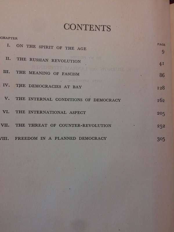 Reflections on the Revolution of Our Time - Harold J Laski (1943 1st Edition)