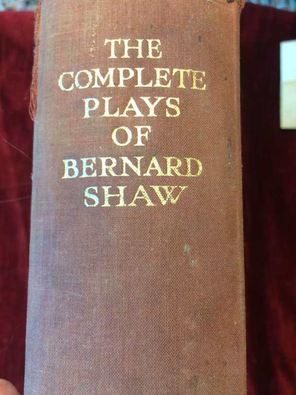 The Complete Plays of Bernard Shaw (1934 1st Edition Hardcover) Antiquarian Collectible RARE