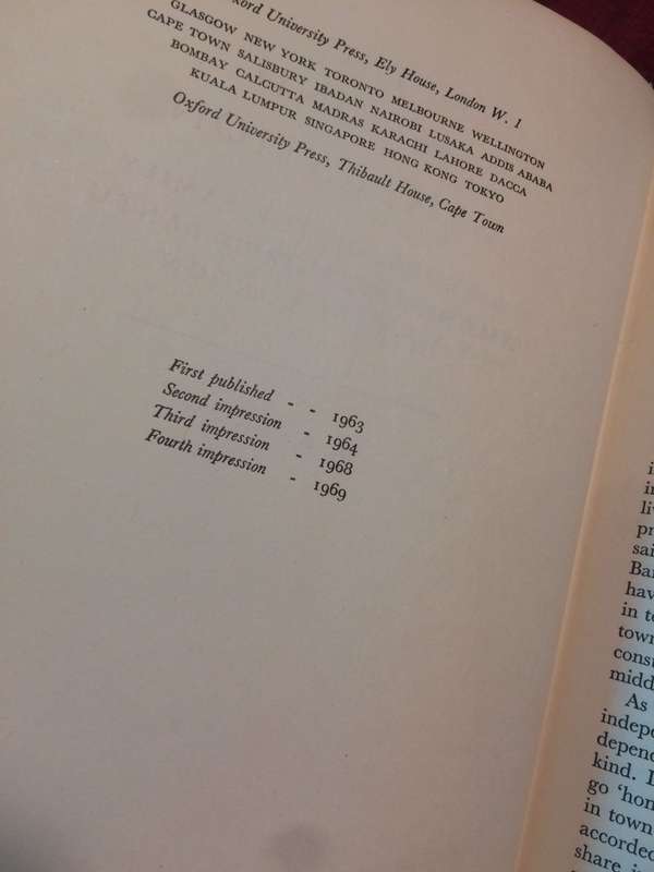 Xhosa in Town: The Second Generation - BA Pauw (1969 Hardcover)