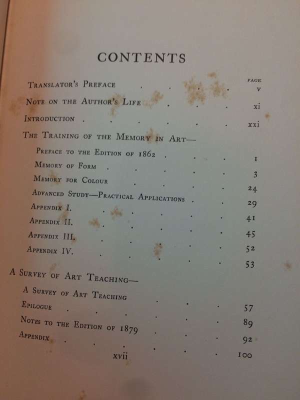 The Training of the Memory in Art & the Education of the Artist - Lecoq De Boisbaudran (1911 1st Ed)