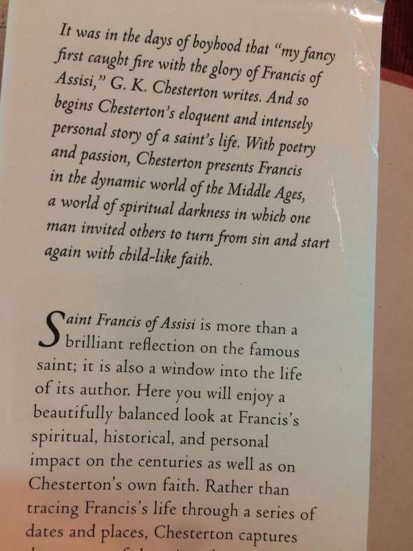 Saint Francis of Assisi (Hendrickson Classic Biographies) - GK Chesterton (Hardcover)