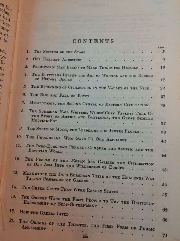 The Story of Mankind - Hendrik Willem van Loon (1947 Hardcover)