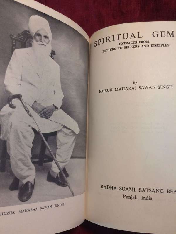 Spiritual Gems - Huzur Maharaj Sawan Singh (1976 Hardcover EX)
