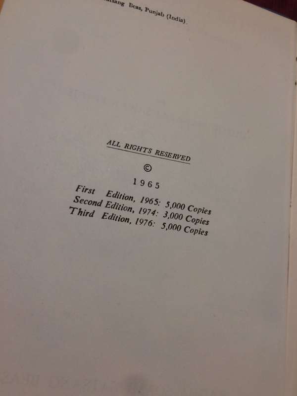 Spiritual Gems - Huzur Maharaj Sawan Singh (1976 Hardcover EX)