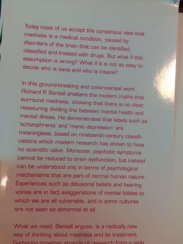 Madness Explained: Psychosis and Human Nature - Richard P Bentall (2003 1st Edition Hardcover)