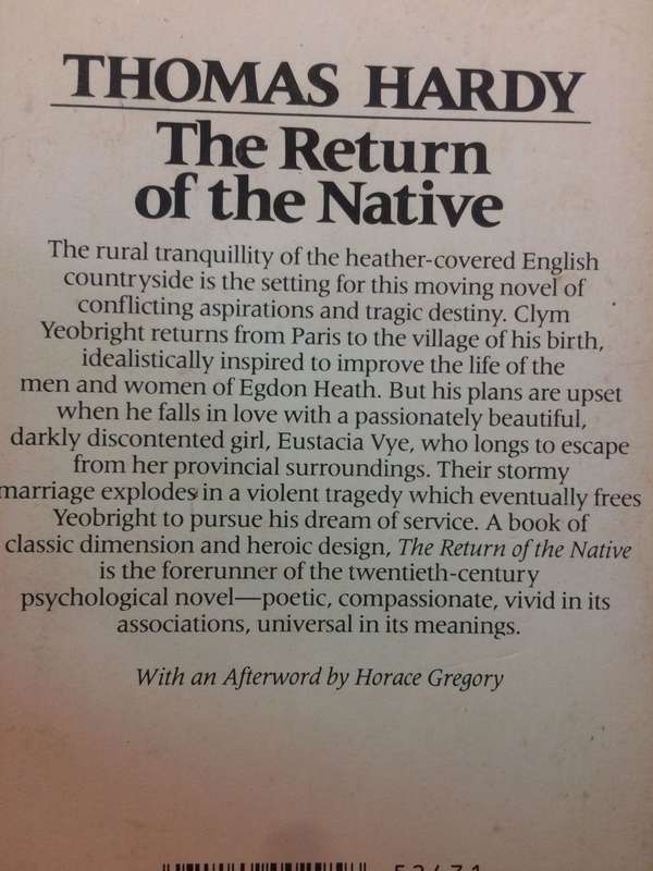 The Return of the Native - Thomas Hardy