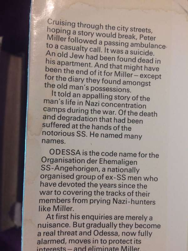 The Odessa File - Frederick Forsyth (1973 Hardcover)