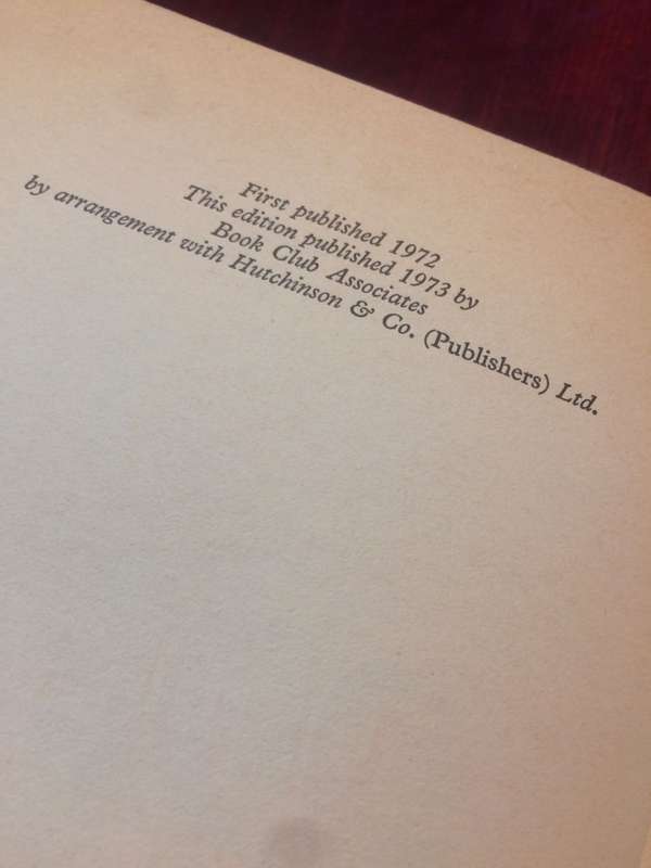 The Odessa File - Frederick Forsyth (1973 Hardcover)
