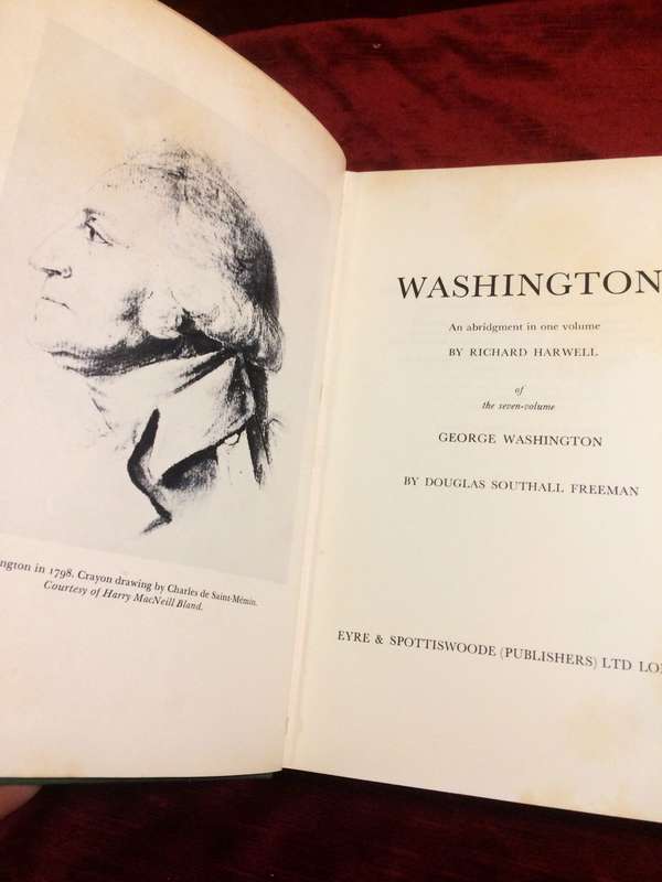 Washington - Douglas Southall Freeman (1970 1st Edition Hardcover)