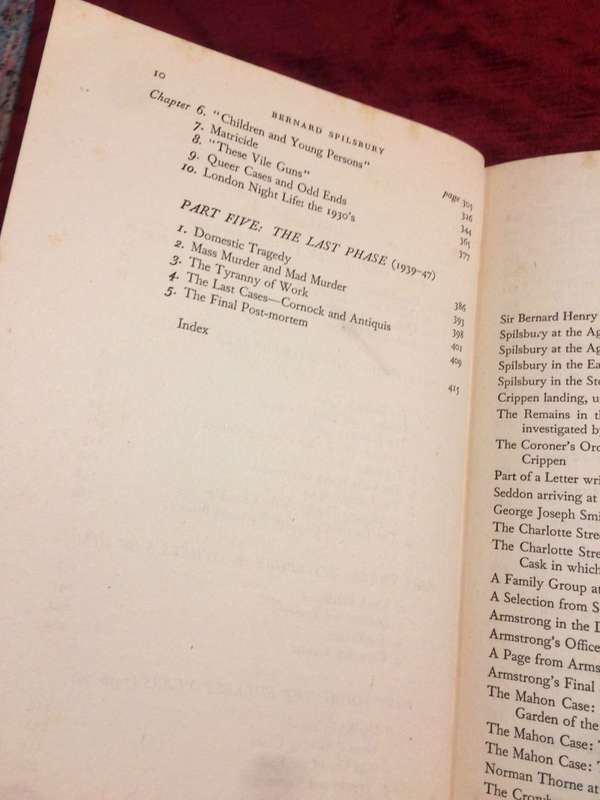 Bernard Spilsbury: His Life and Cases - Douglas G. Browne (1951 First Edition Hardcover)