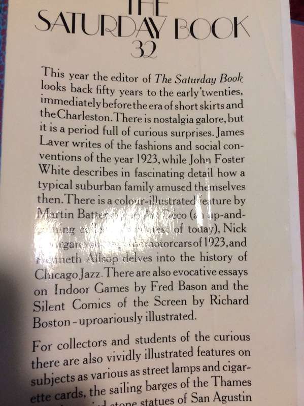 The Saturday Book 32 - Edited by John Hadfield (1972 1st Edition Hardcover with Gift Box)