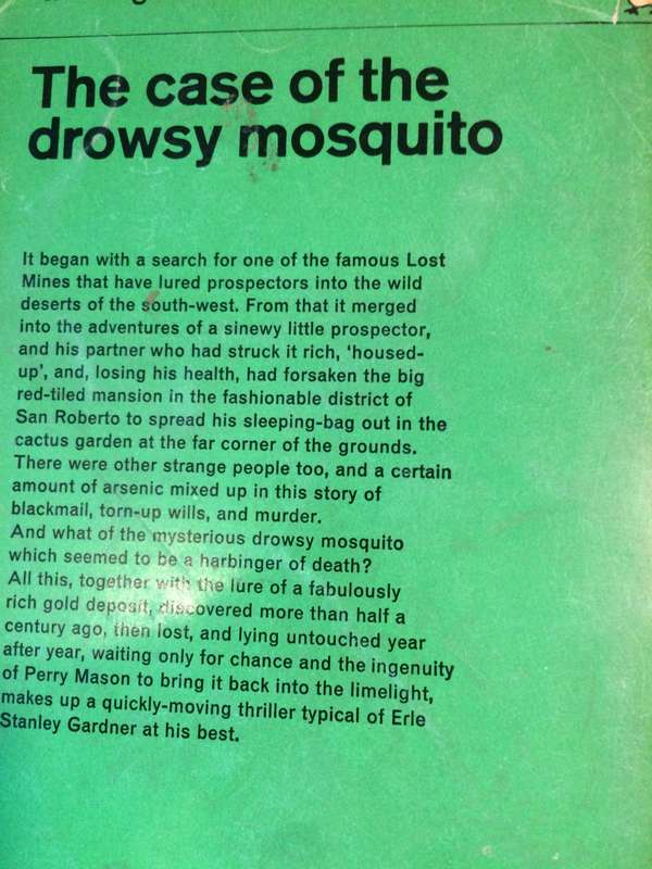 The Case Of The Drowsy Mosquito - Erle Stanley Gardner (Penguin 1962)