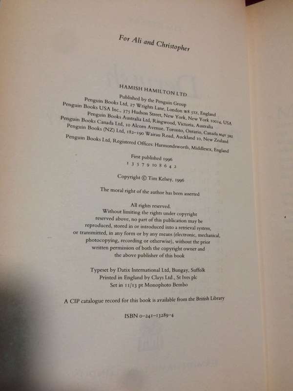 Dervish: The Invention of Modern Turkey - Tim Kelsey (1996 1st Edition Hardcover)