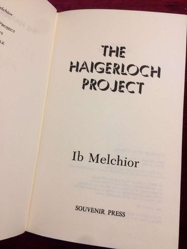 The Haigerloch Project - Ib Melchior (1977 1st Edition Hardcover)