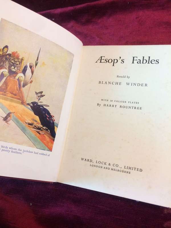 Aesops Fables - Retold by Blanche Winder | Illustrations by Harry Rountree