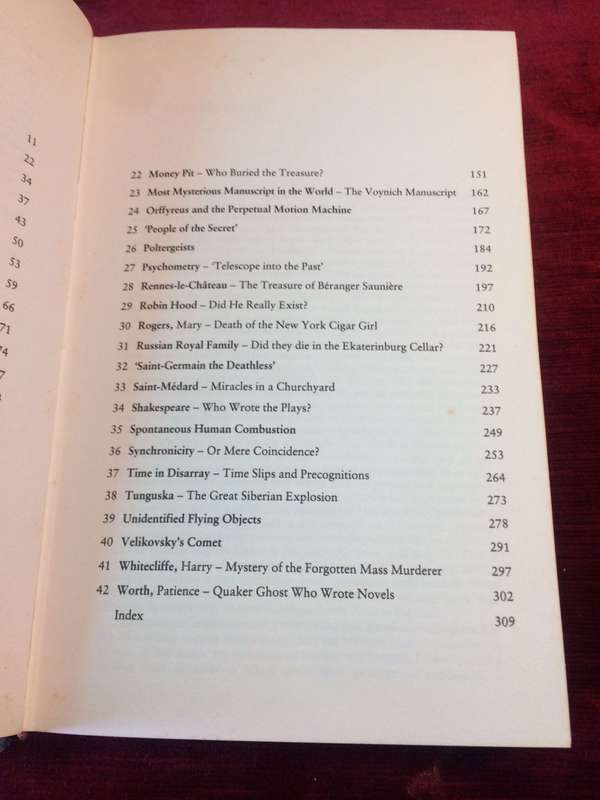 The Encyclopedia of Unsolved Mysteries - Colin Wilson with Damon Wilson (1988 Hardcover)