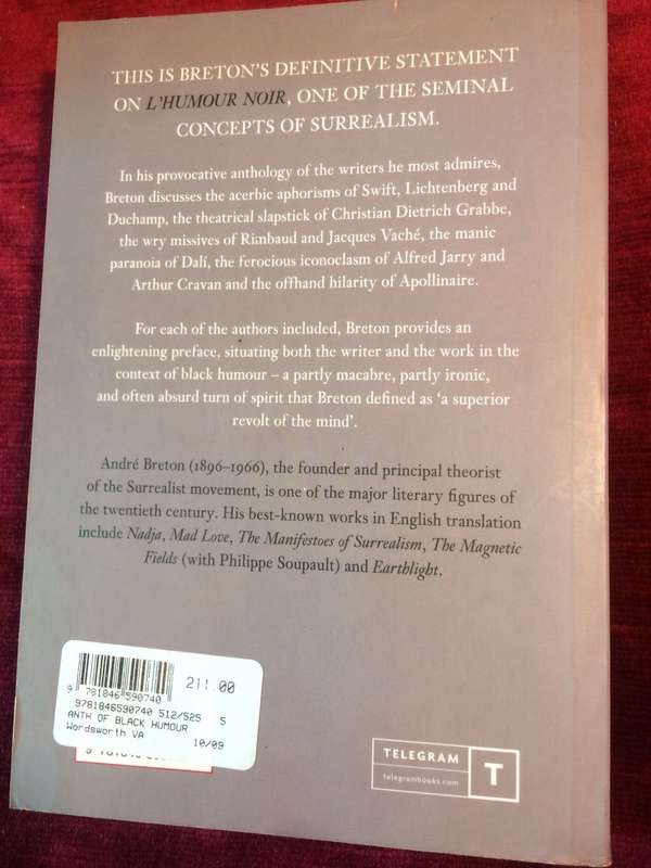 Anthology of Black Humour - Andre Breton