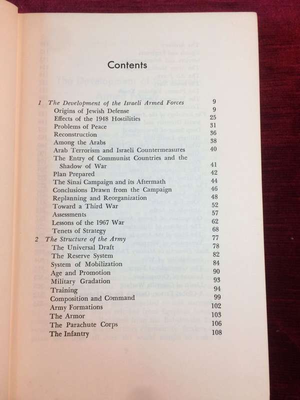 The Israeli Soldier: Profile of an Army - Samuel Rolbant (1970 1st Edition Hardcover)