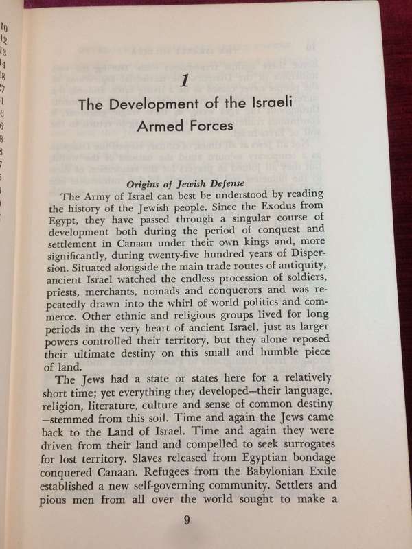 The Israeli Soldier: Profile of an Army - Samuel Rolbant (1970 1st Edition Hardcover)