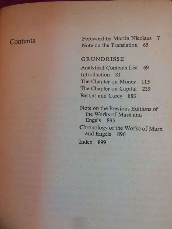 Grundrisse - Karl Marx