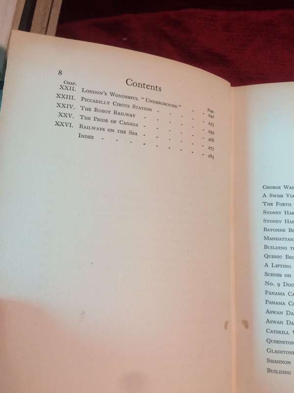 Great Feats of Modern Engineering - Edward Flaxman (1941 Hardcover)