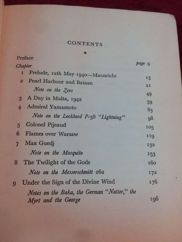 Flames in the Sky: Epic Stories of WWII Air War Heroism - Pierre Clostermann (1952 1st Edition)