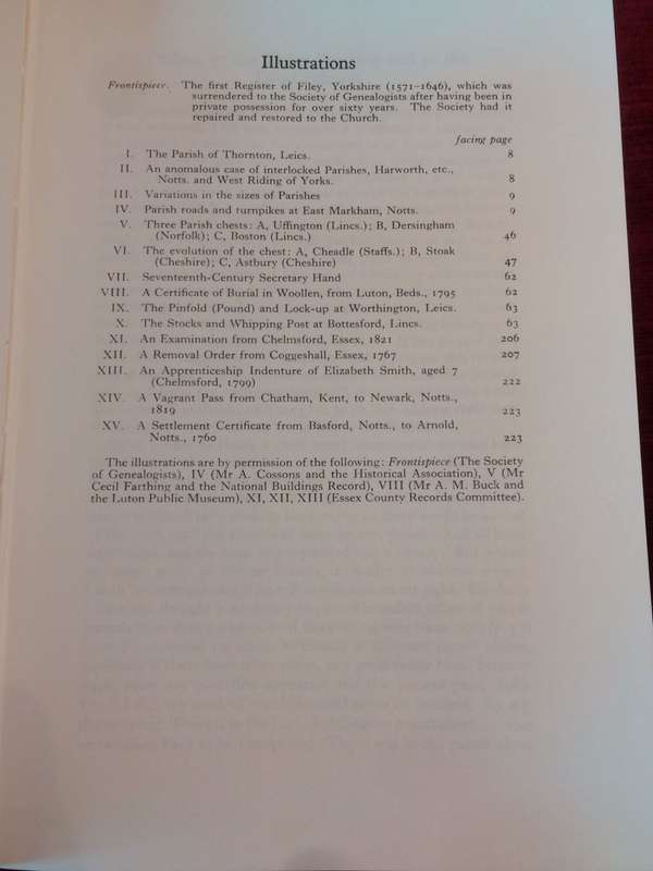 The Parish Chest - WE Tate (Family Histories)