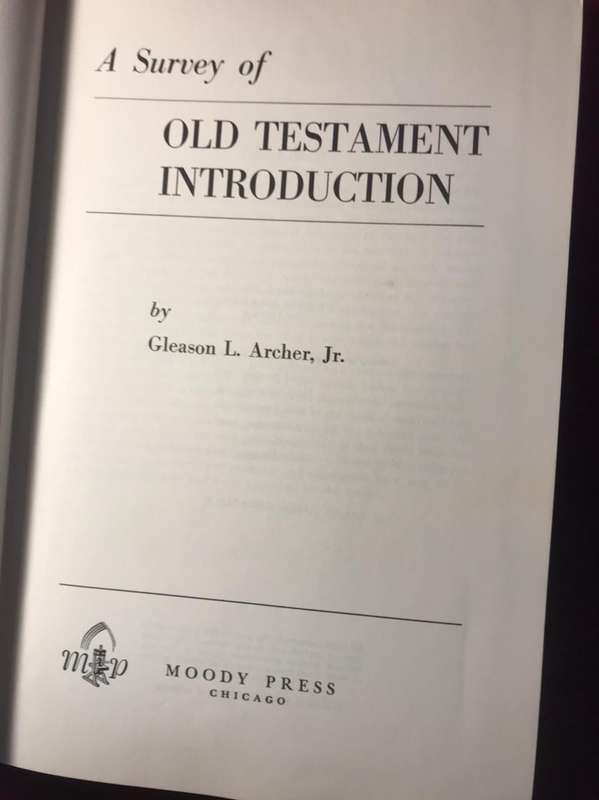 A Survey of Old Testament Introduction - Gleason L Archer (1972 Hardcover)