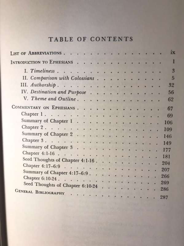 Ephesians: New Testament Commentary - William Hendriksen (1972 1st Edition Hardcover)