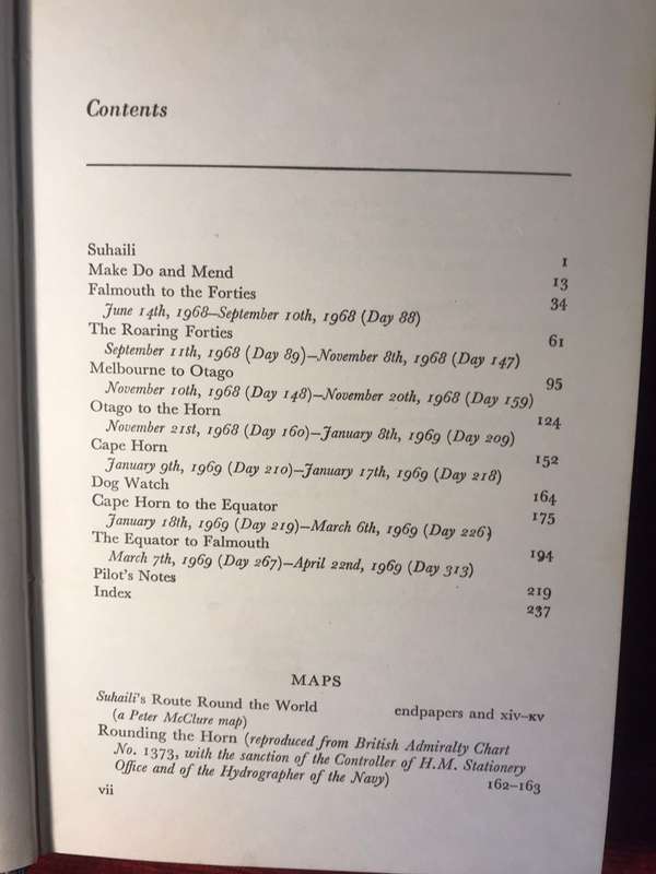 A World of My Own - Robin Knox-Johnston (1969 1st Edition Hardcover) ***SIGNED BY AUTHOR***