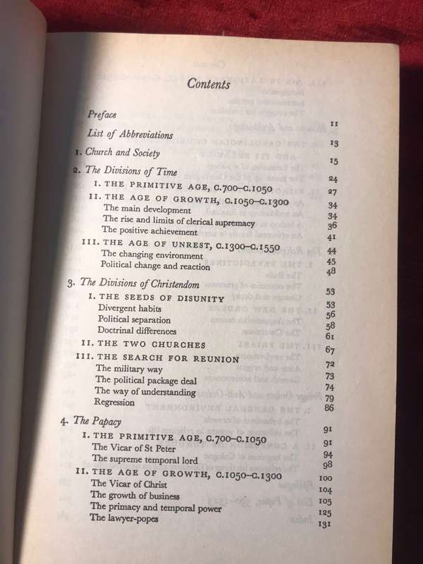 Western Society and the Church in the Middle Ages (The Penguin History of the Church) - RW Southern