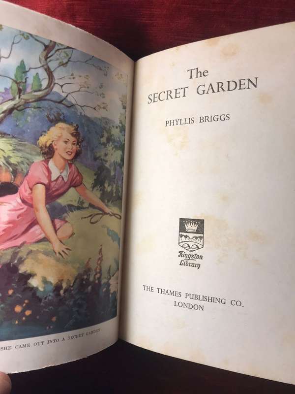 The Secret Garden - Phyllis Briggs (Vintage Antiquarian Hardcover)