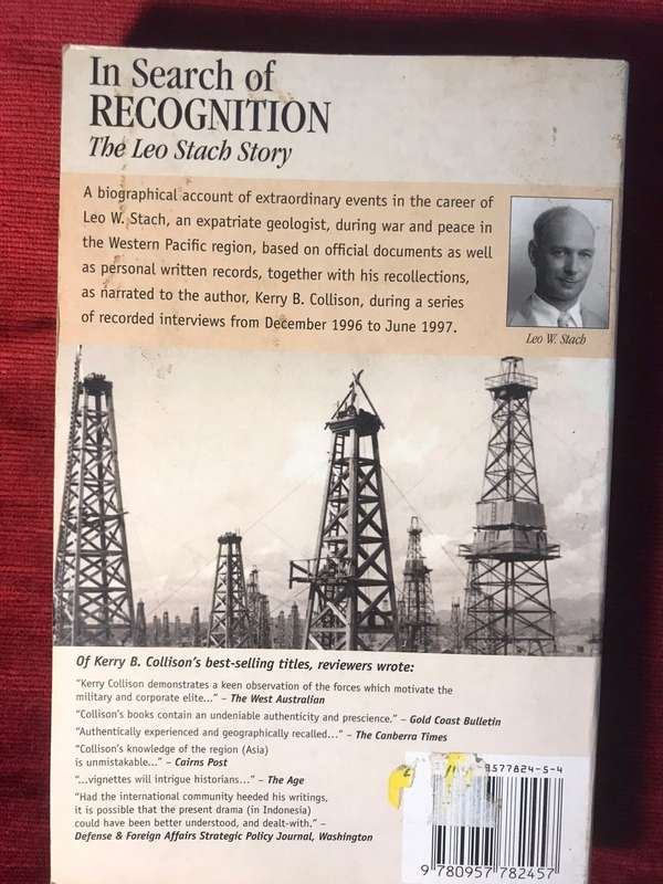 In Search of Recognition: The Leo Stach Story - Kerry B Collison (2000 1st Edition)