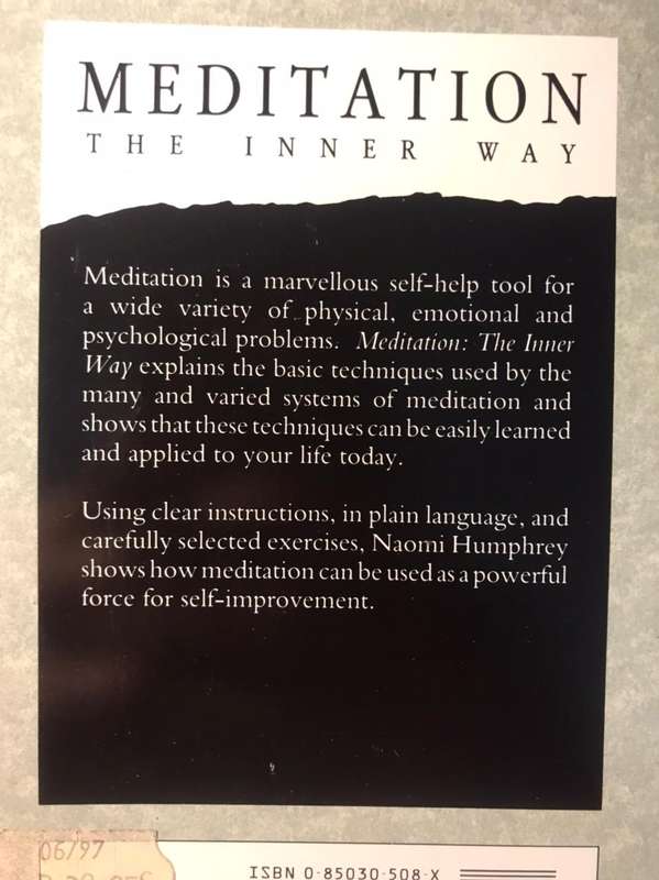 Meditation: The Inner Way - Naomi Humphrey