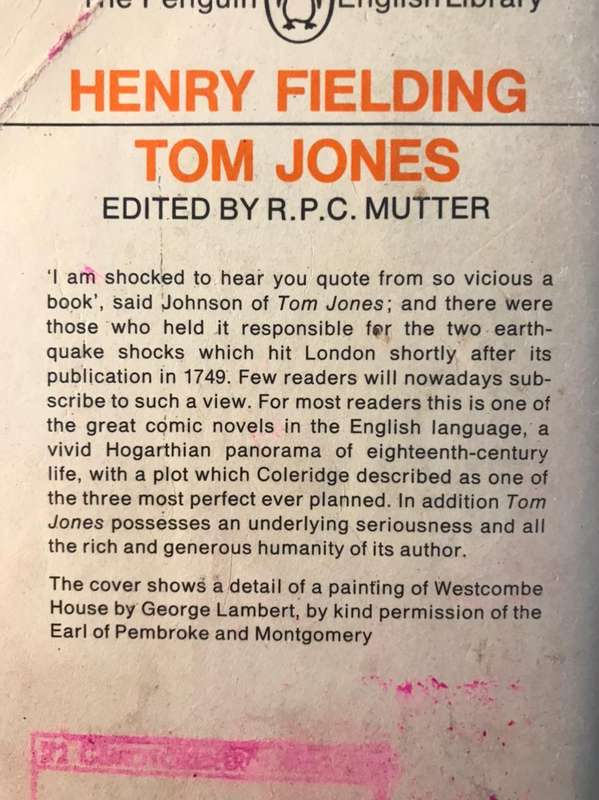 Tom Jones - Henry Fielding